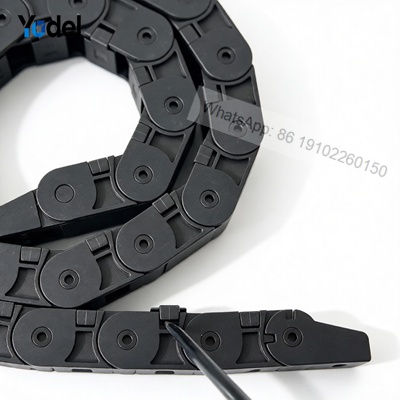 Snap-Open Structure of 15mm Semi-Enclosed Plastic Cable Carrier