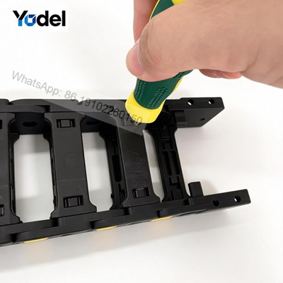 Openable Type Nylon Cable Drag Chain with 30mm Inner Height for Easy Wiring