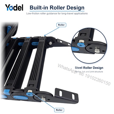 Roller Mechanism of Nylon Cable Carrier Chain