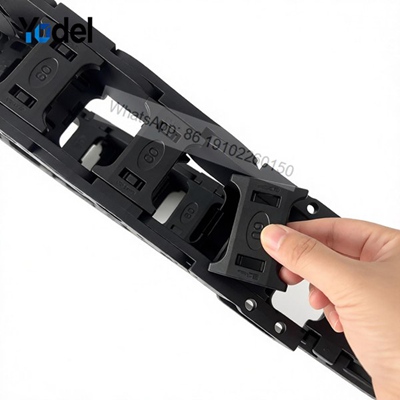 45mm Inner Height Side Open Reinforced Nylon Drag Chain Outer View