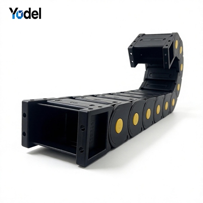 55mm Inner Height Enclosed Nylon Cable Chain for CNC Cutting Machine